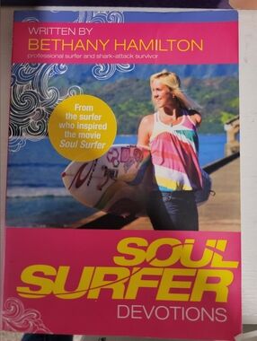 Soul Surfer Devotions by Bethany Hamilton - Pink & Yellow Cover
